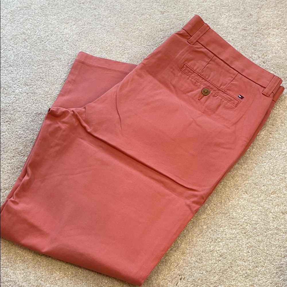 Tommy Hilfiger Salmon Mens Chino Casual Pant 36/27